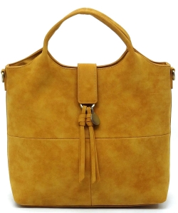 Fashion Flap Top Handle Satchel CSD001 MUSTARD